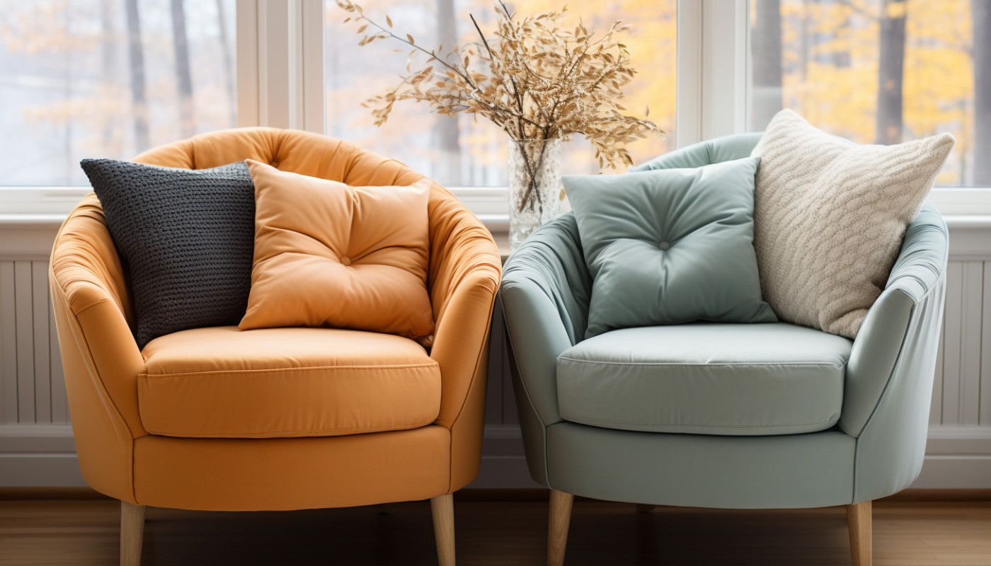 Deux types de fauteuils adaptés pour votre salon
